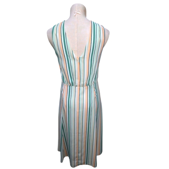 Ann Taylor Striped Sleeveless Dress - Picture 2 of 5